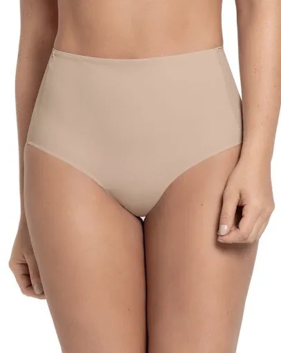 Perfect Fit high-waisted seamless compression shaper panty – Style 012949. Caption
