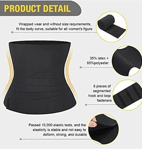 Body Wrap Waist Trainer Fullness Fit It Everyone - Image 4