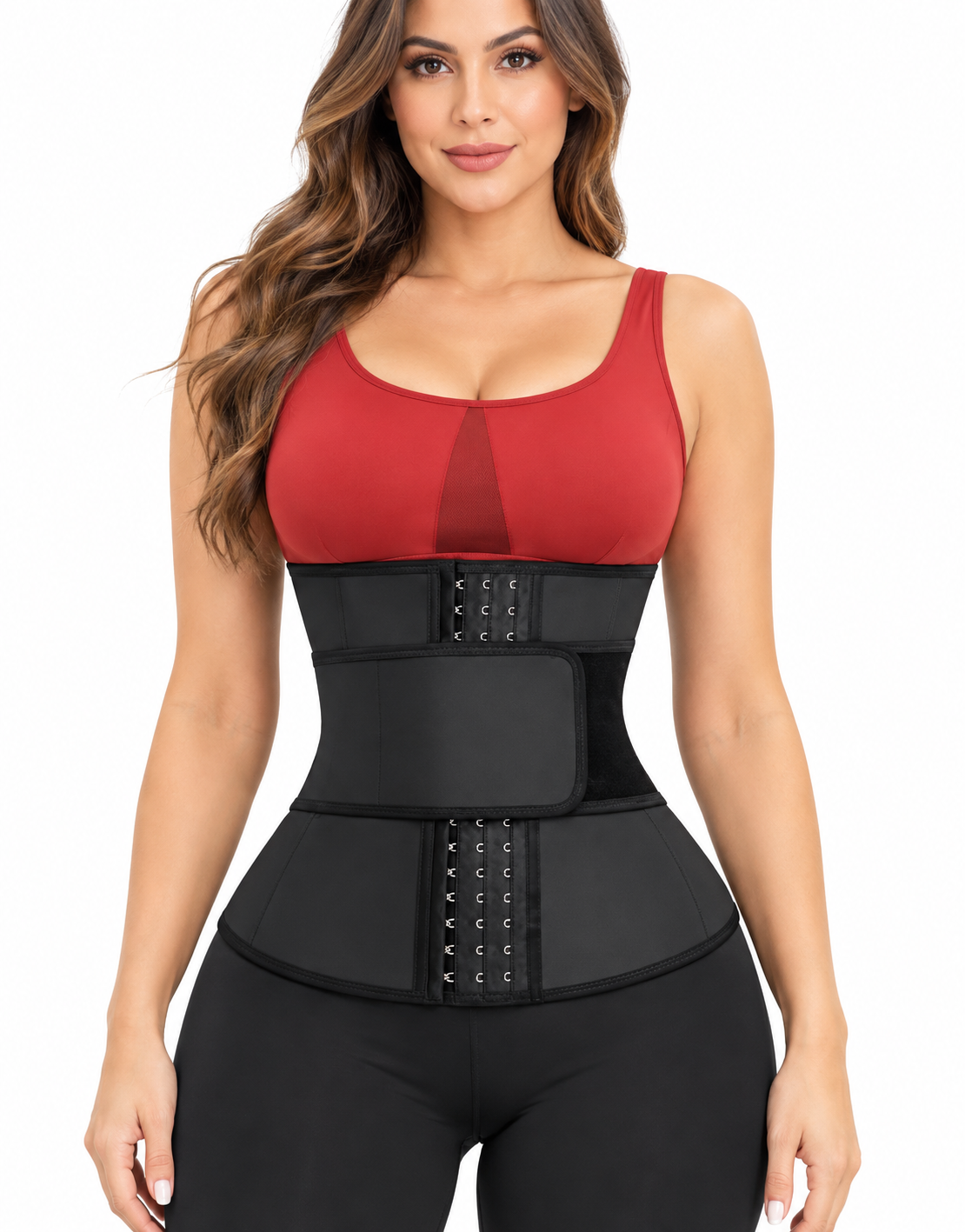 Latex Waist Trainer Long Dorso With Extra Support-Style 8296