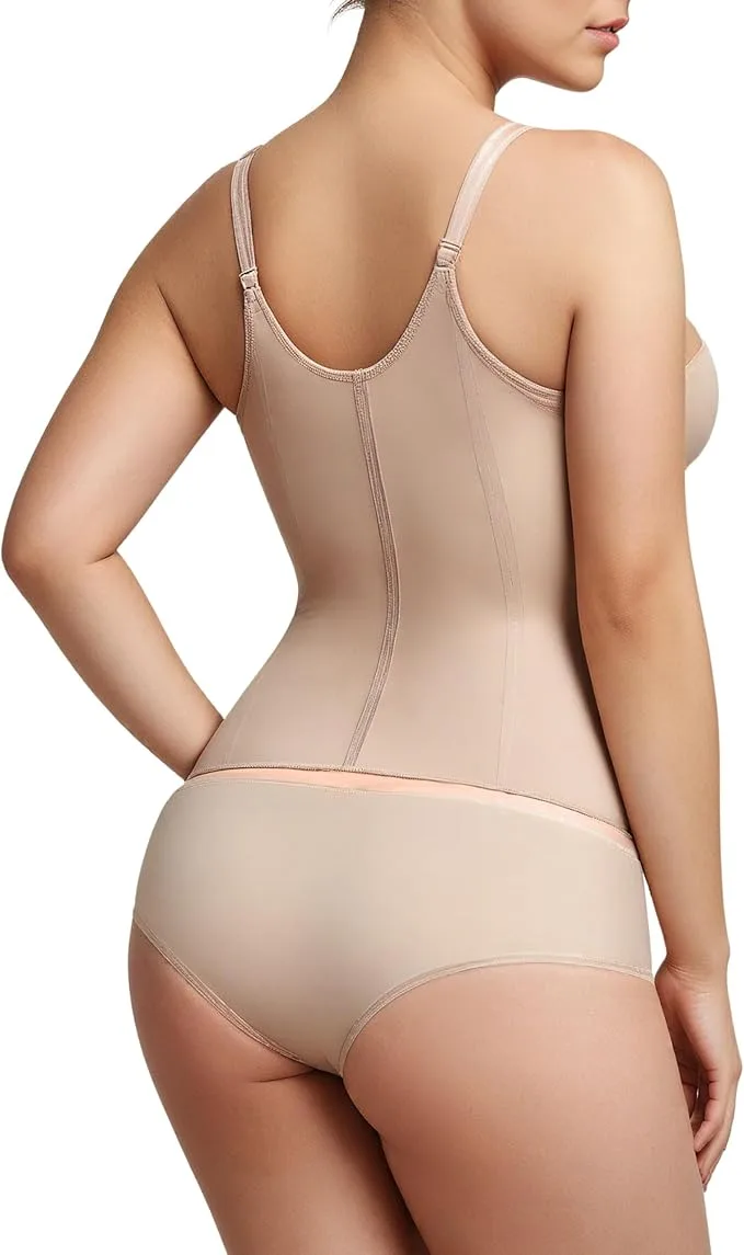 Squeem Seductive 26MV women’s open bust high compression waist trainer vest with front hooks back