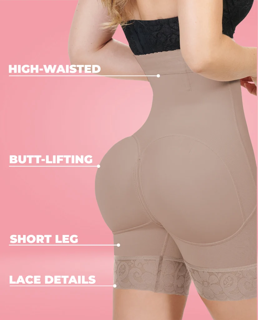 Victoria Maxibooty butt lifting shaping shorts back view