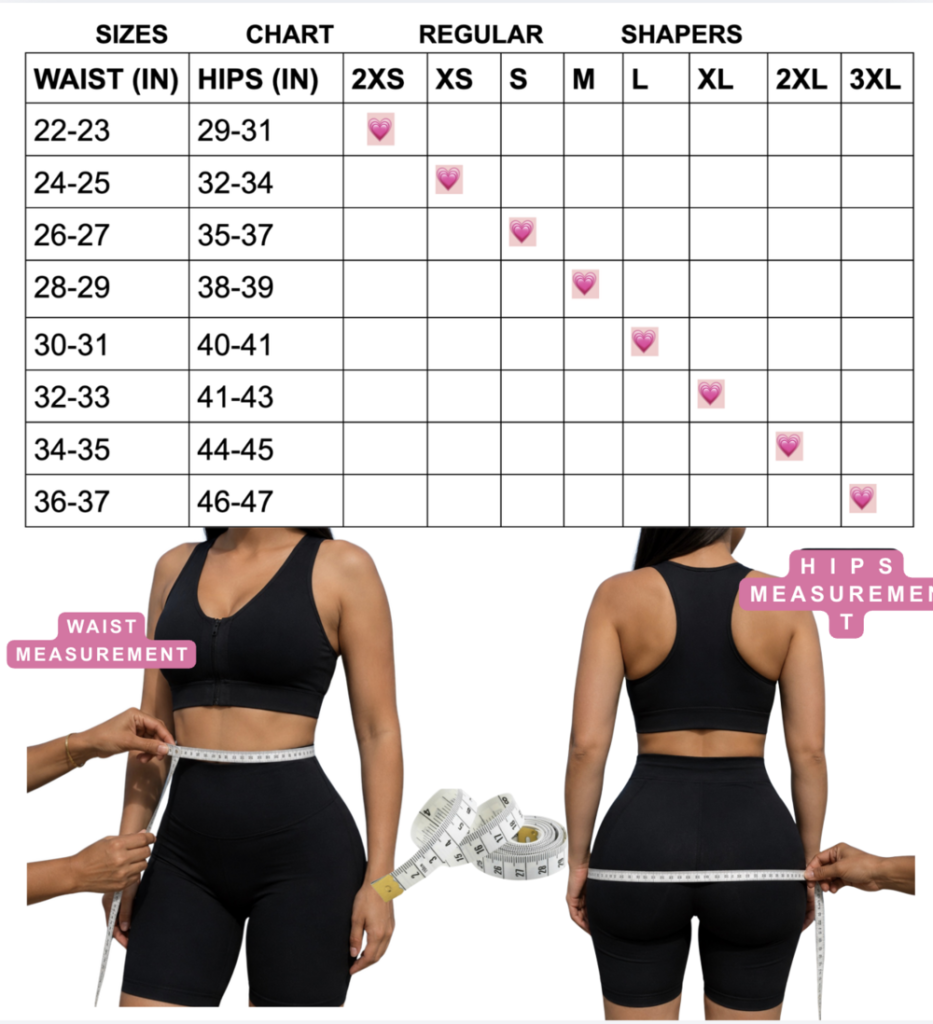 Tabla de tallas - Elsi Intimate