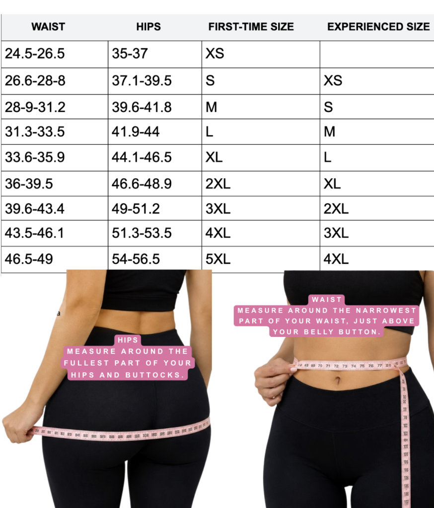 Tabla de tallas - Elsi Intimate