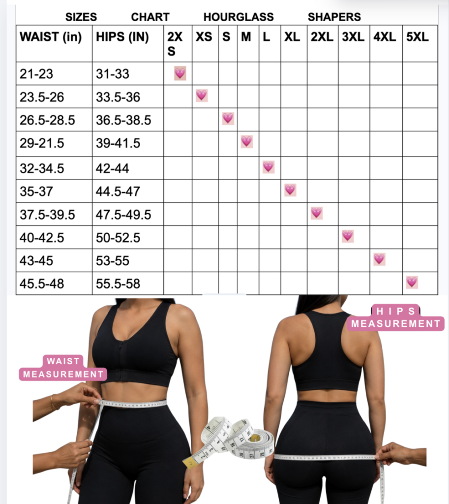 Tabla de tallas - Elsi Intimate