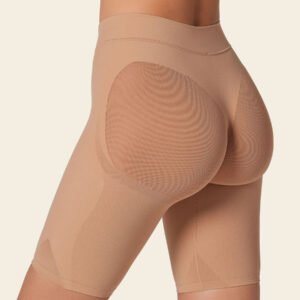 Invisible SkinFuse® butt lifter shaper short with lifting bands – Style 012778. Caption