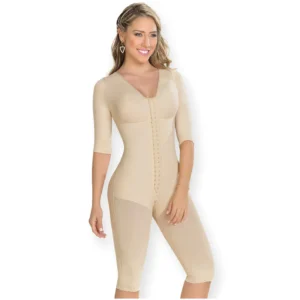 Full Body Shaper With Cups and Sleeves