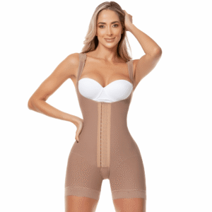 Post-surgery abdominal compression faja with double reinforcement and extra glute and hip room – Style 2032.