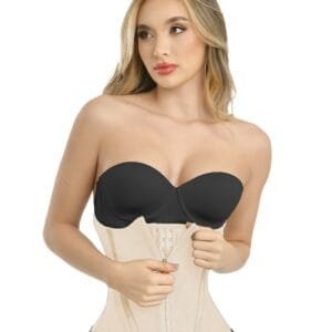 Discover the Ultra Extreme Waistband—crafted to sculpt your waist, enhance posture, and smooth out back bulges.This premium shaping wear is your perfect partner for daily use or during workouts. As a result, you can achieve that hourglass figure effortlessly, while also staying comfortable and confident. Benefits: Defines and stylizes your waist Improves posture and smooths back bulges Shapes an elegant hourglass figure Features: Exclusive, high-quality Colombian design 15 flexible metal stays for firm, adaptable support Durable Powernet outer layer + soft cotton lining 3 rows of hooks and front zipper for easy adjustments Elegant details for a luxurious finish. Size & Fit: Available in sizes XS to 3xl. For the best fit, refer to the size chart and measure your waist Designed for a snug fit to enhance your natural curves. Note: Contact us if the size you’re looking for isn’t in stock — we can order it for you. Simply place your request with about 1–2 weeks’ notice to ensure it arrives by your desired date.